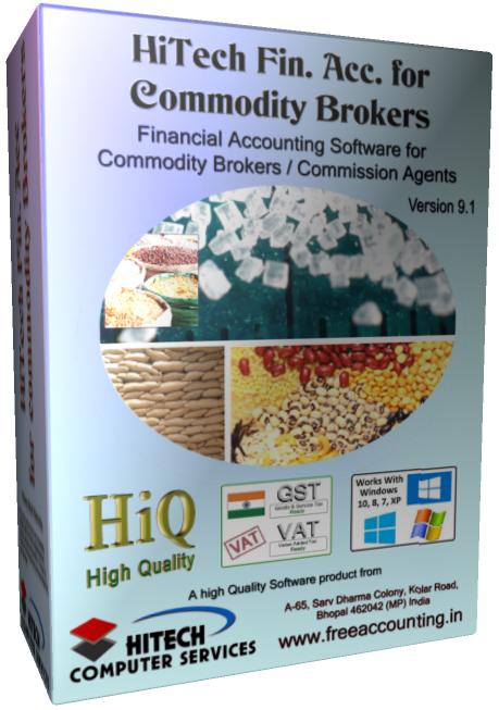 Sales commission software , broker, clearing agent, Accounting Software for Brokers, Customized Accounting Software and Website Development, Commodity Broker Software, Accounting software and Business Management software for Traders, Industry, Hotels, Hospitals, Supermarkets, petrol pumps, Newspapers Magazine Publishers, Automobile Dealers, Commodity Brokers etc