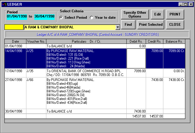 Commodity Trading Software, HiTech Financial Accounting Software for Commodity Brokers, Commission Agents, Commodity Broker Software, Business Management and Accounting Software for commodity brokers, commission agents. Modules : Parties, Transactions, Payroll, Accounts & Utilities. Free Trial Download