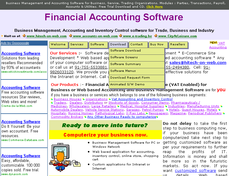 Commodity, HiTech Financial Accounting Software for Commodity Brokers, Commission Agents, Commodity Broker Software, Business Management and Accounting Software for commodity brokers, commission agents. Modules : Parties, Transactions, Payroll, Accounts & Utilities. Free Trial Download